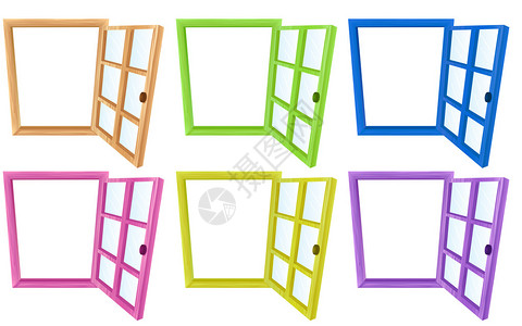 六种不同的窗框设计图片