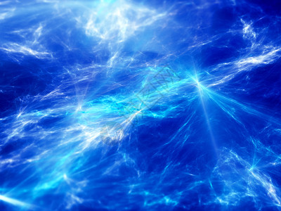 浮蓝色充满活力的太空高能领域图片