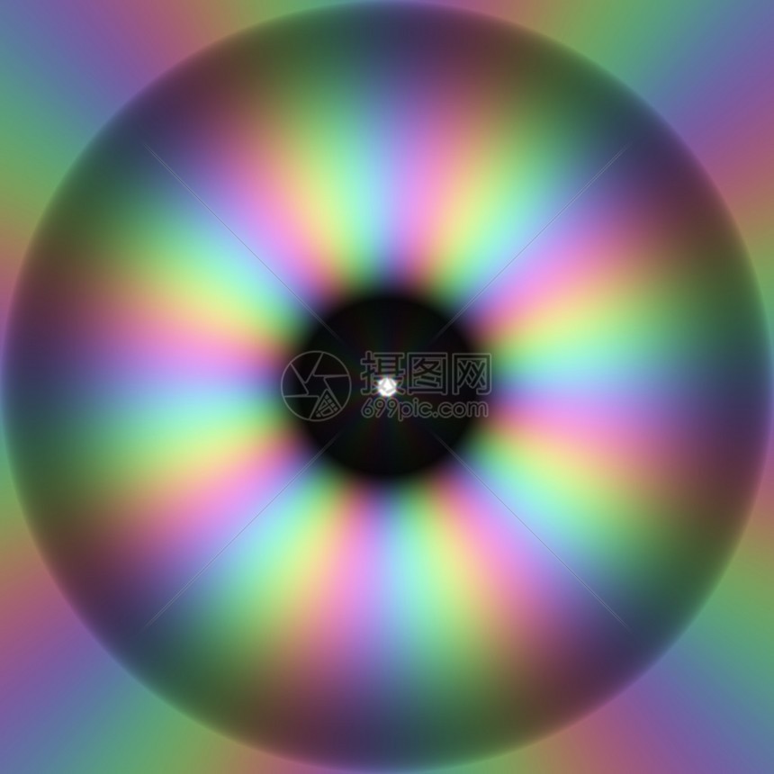 彩色串流以温和的模糊盘形式呈现在多彩背景中简要展示圆圈显图片