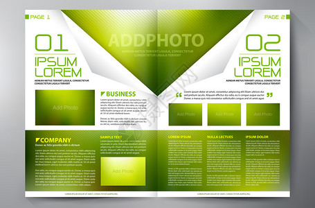 手册设计两页a4模背景图片