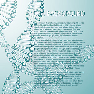 DNA分子背景矢量图图片