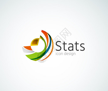 统计公司徽标设计图片
