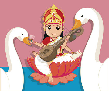 MaaSaraswati与背景图片