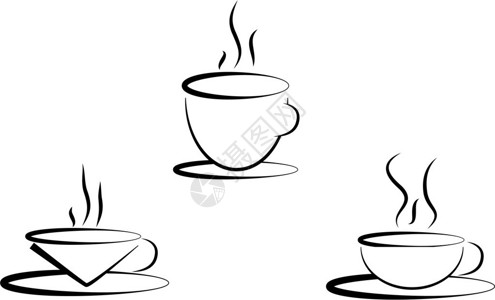 咖啡和茶杯图片