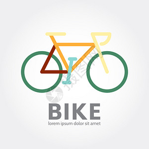 自行车标志设计自行车背景图片