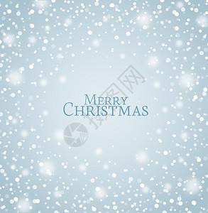 抽象圣诞雪背景的矢量插图图片