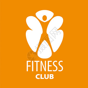 橙色背景健身俱乐部的图片