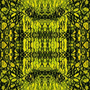 绿色黑色和黄色条纹模式摘要带有典型图片