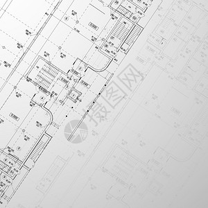 矢量建筑黑色和白色背景并有建图片