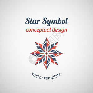 圆形恒星标志设计图片
