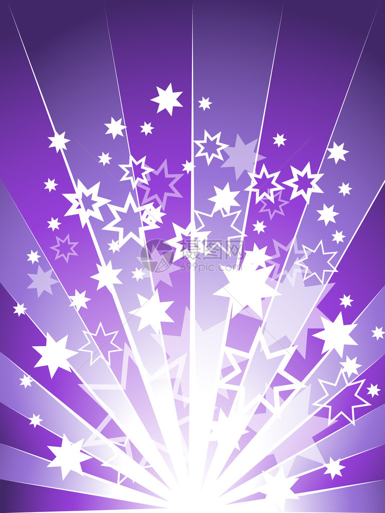 具有许多恒星的紫色图片