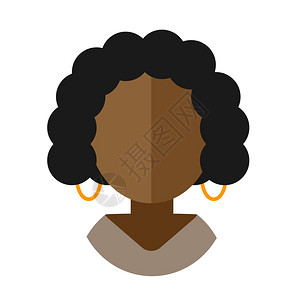 非裔美国女平面女主妇图片