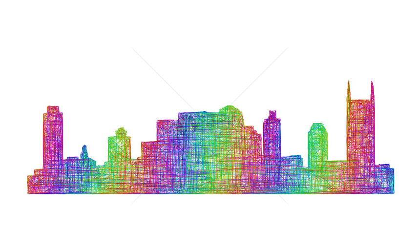 Nashville城市天线双影图片