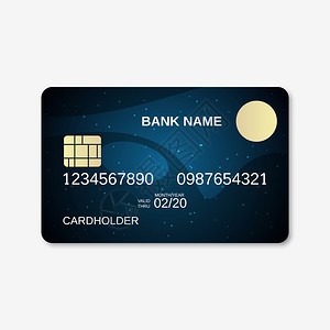 银行卡信用卡设计模板摘要bvi图片