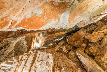 耶诺兰洞穴的美丽景色内地青山背景图片