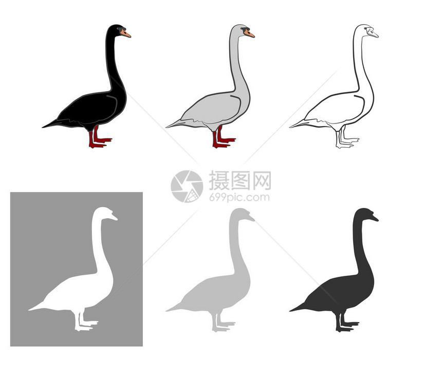 鸡鹅一套六块白色黑的黑轮子用来储图片