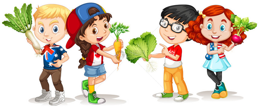 持有新鲜蔬菜插图图片