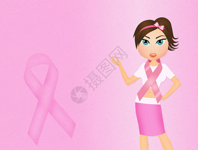 插图患乳腺癌女图片