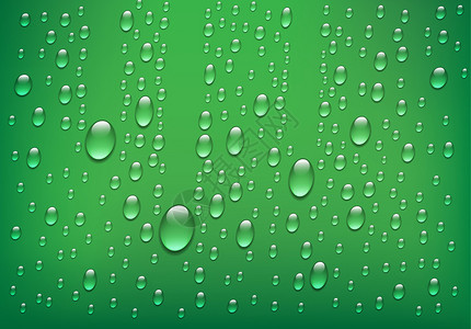 绿色自然病媒背景水滴的图片