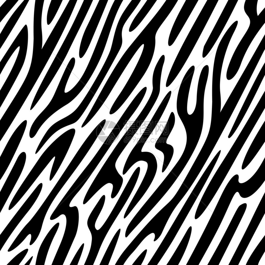 Zebra条形裁缝图片