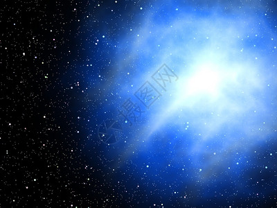 一颗超新星发出巨型恒星的信号巨大的冲击波在星际空图片