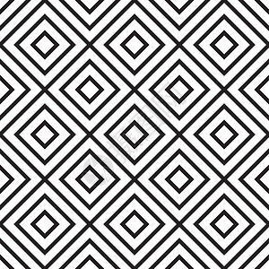 矢量无缝模式现代纹理黑白无缝几何模式图片
