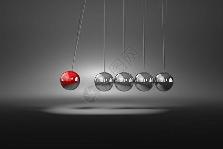 红色金属球诱导金属球运动机制图片
