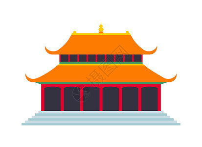 寺庙亚洲文化建筑学和旅行古建筑寺庙图片