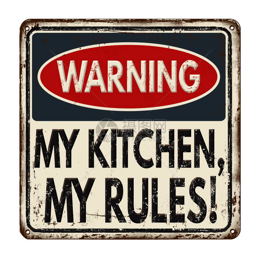警告我的厨房图片