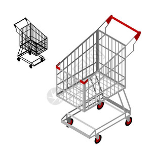 购物车等量度空超市购图片
