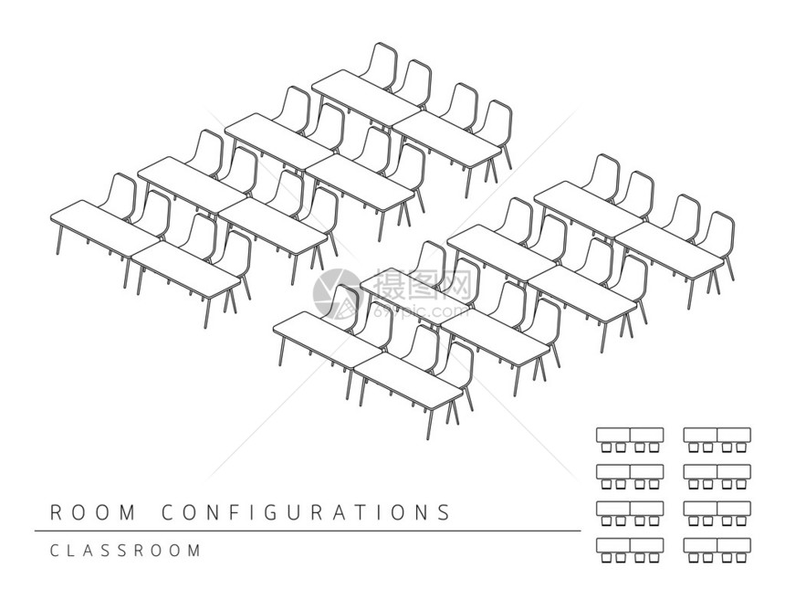 会议室设置布局配置图片