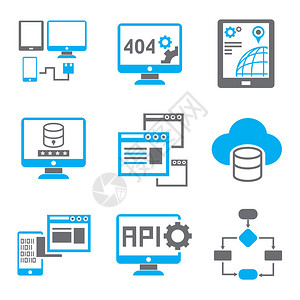蓝色主题的软件api图片