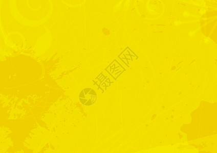 GrungeDrops亮黄色背景图片