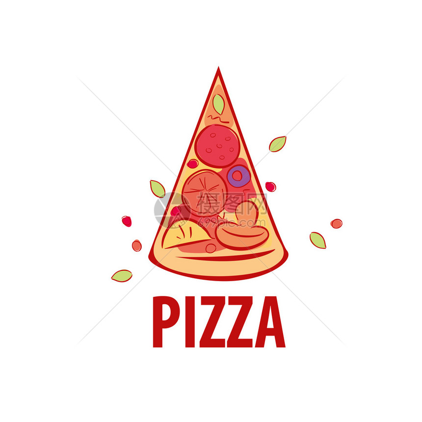 Pizza模板设计标识图图片