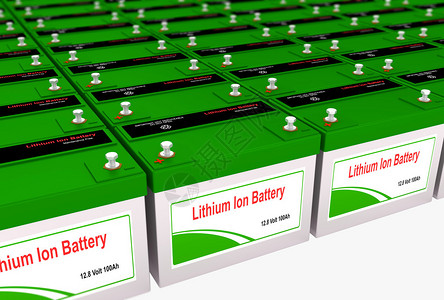 3D锂离子再充电池图片