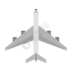 飞机图标旅行假期和旅游主题孤立设图片