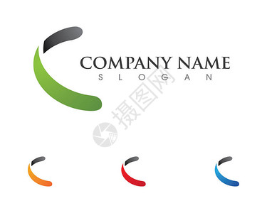 C字母Logo模板图片