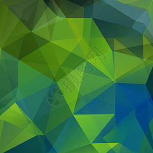 多边形矢量背景可用于封面设计书籍设计网站背景矢量图绿色图片