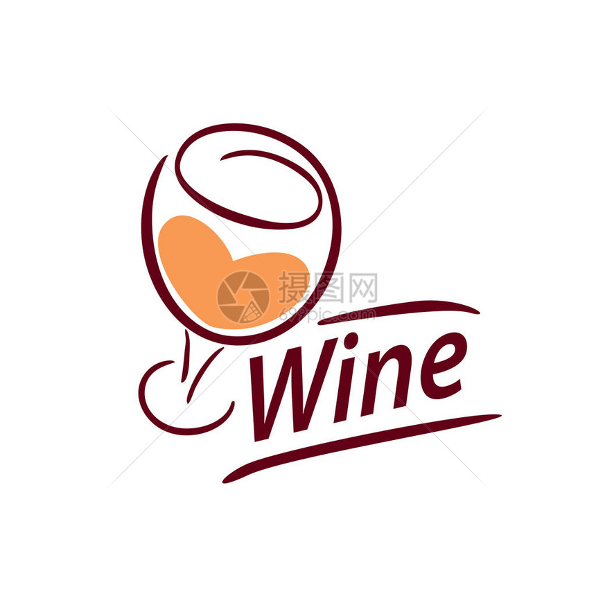 Wine标识设计模板图图片