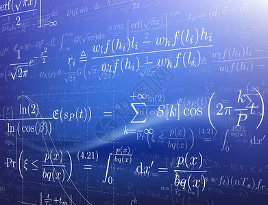 正交带有数学公式的背景矢量插图VictorProtoc设计图片