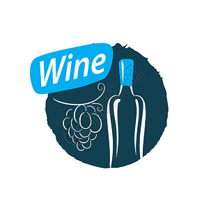 wineWine标识设计模板图插画