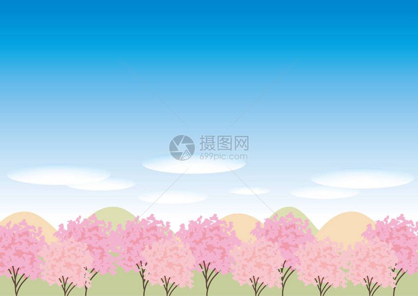 赏樱在日本被称为花见图片