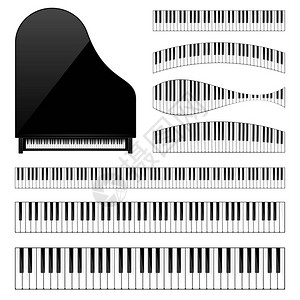 有键盘的钢琴音乐背景美乐器图片
