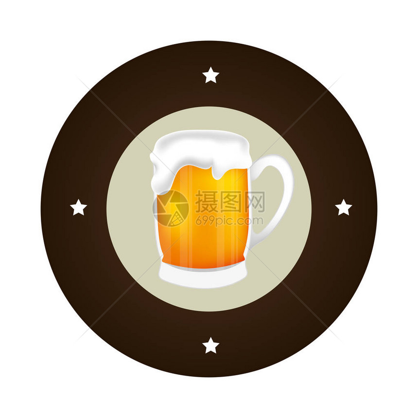 新鲜啤酒饮料图标图片