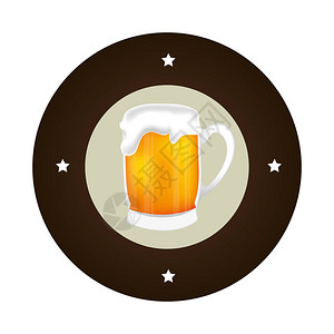 新鲜啤酒饮料图标图片
