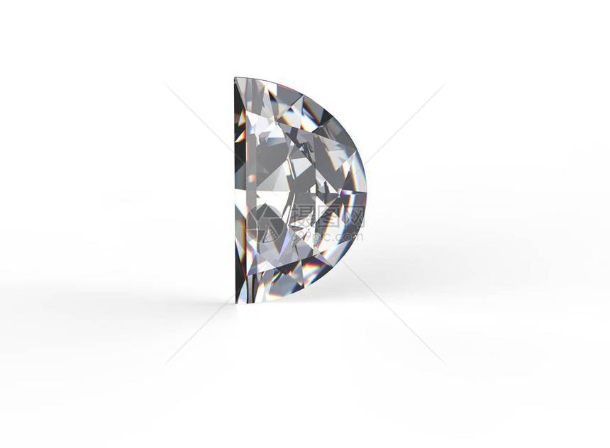 白色背景钻石时装奢侈附属品珠宝背图片