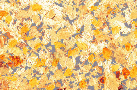 风景画报手工水粉纸卡现代杂色涂抹风格中粗略文本的空白间金色阳光天空场景在浅米色设计上刷白色斑背景图片