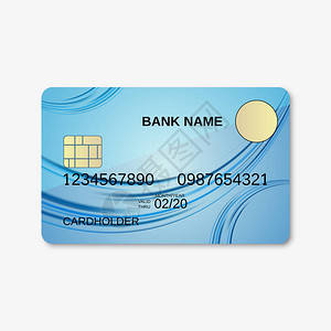 银行卡信用卡贴图片