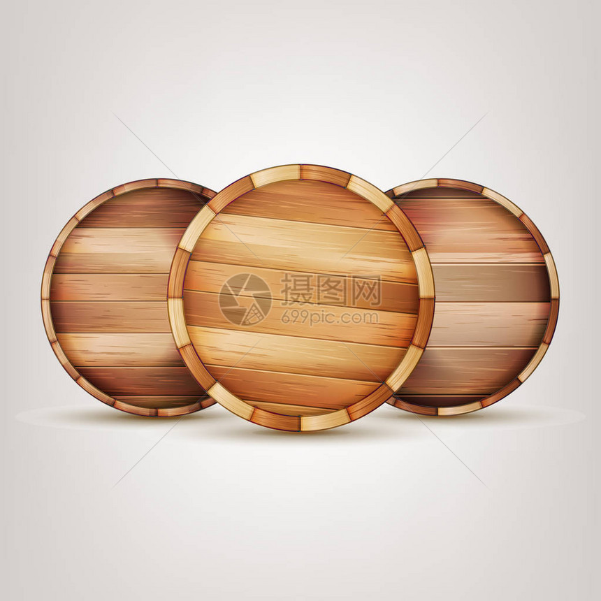 BarrelWooden标志矢量图片