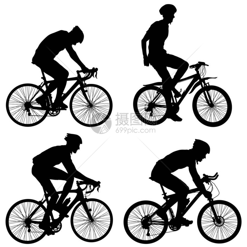 设置一个骑自行车的雄矢图片